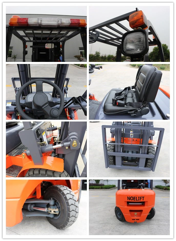 4000kg Manual Hydraulic Telescopic Forklift Diesel/LPG 5 Ton Gas Forklift Price