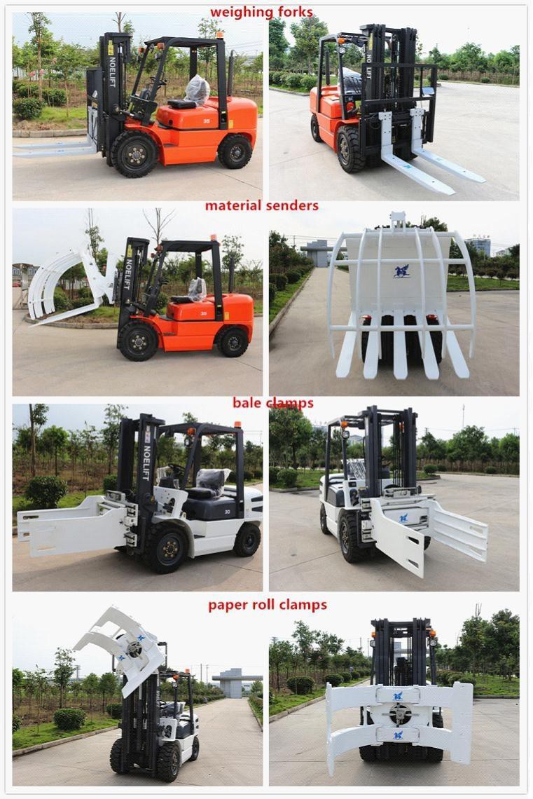 diesel forklift with various attachment